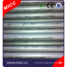 one end closed AISI 304/316/310/INCL600/446 AISI 316 stainless steel seamless tubes for thermocouple sensor